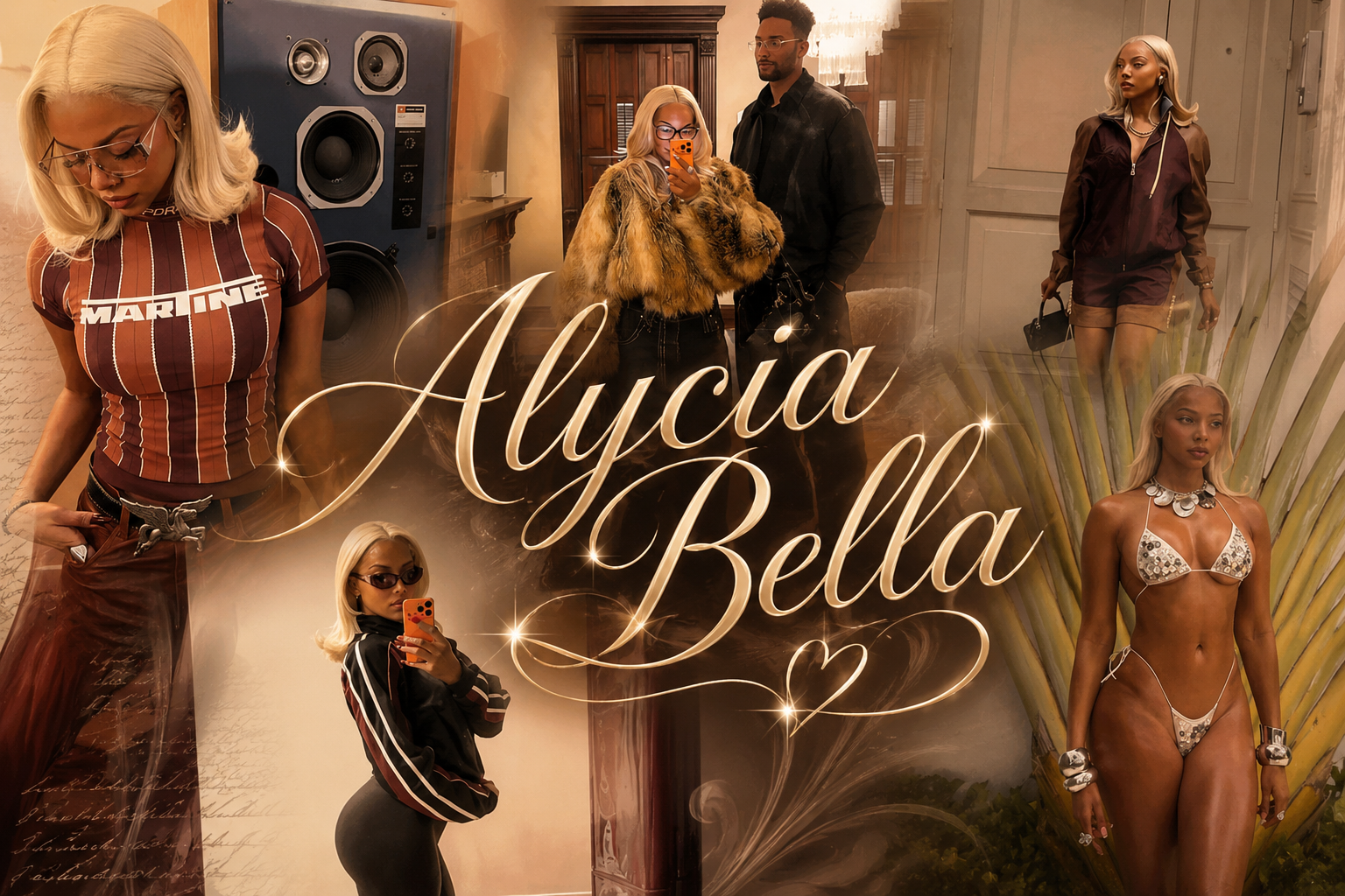Alycia Bella collage